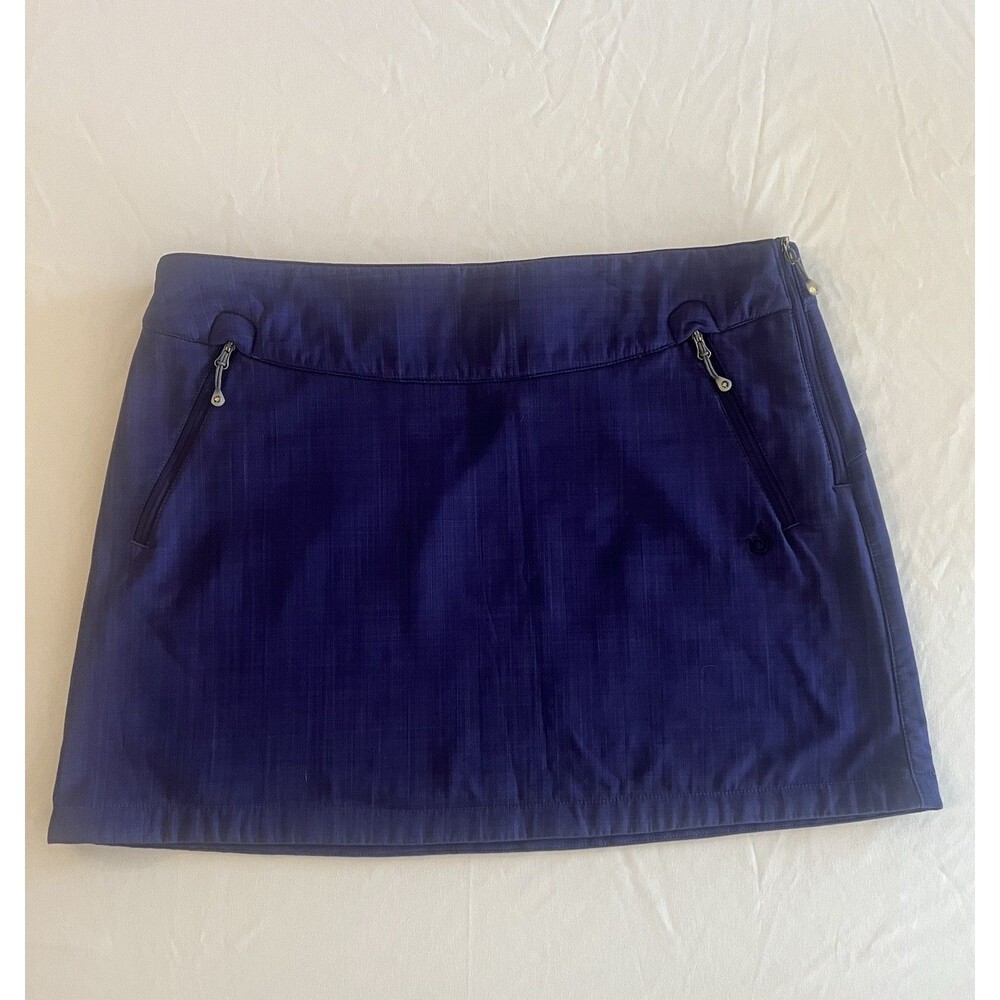 ISIS Soft shell Woman’s Purple Mini Skirt Sz 12 Water Wind Resistant Active Wear